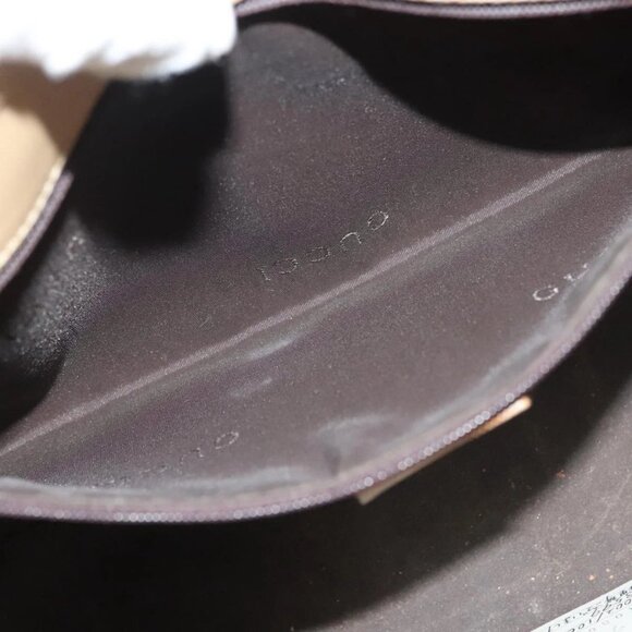 GUCCI Jackie Hand Bag Leather Beige Silver 002 1067 Auth bs28439 - Picture 13 of 16